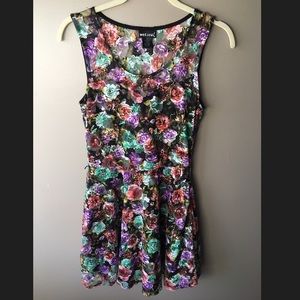 Floral print dress